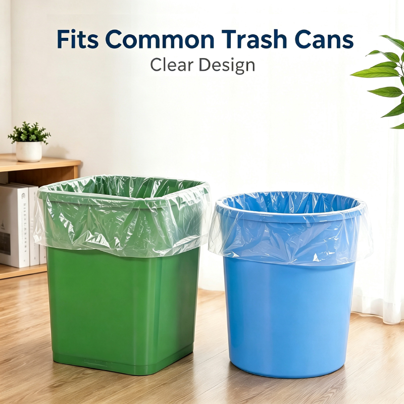 50PCS Clear Trash Bags Large C - Commercial Kitchen Bin review and price
